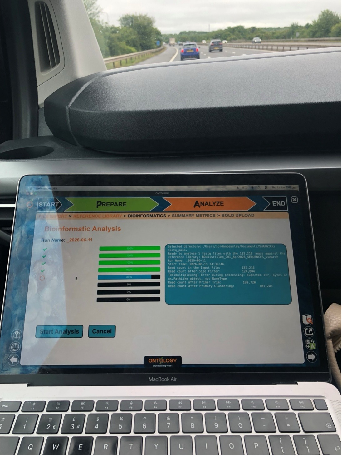 Analysis on the go!